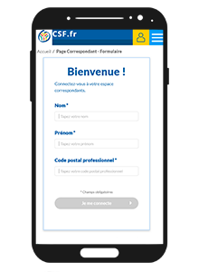 Correspondant CSF : accédez à votre espace dédié